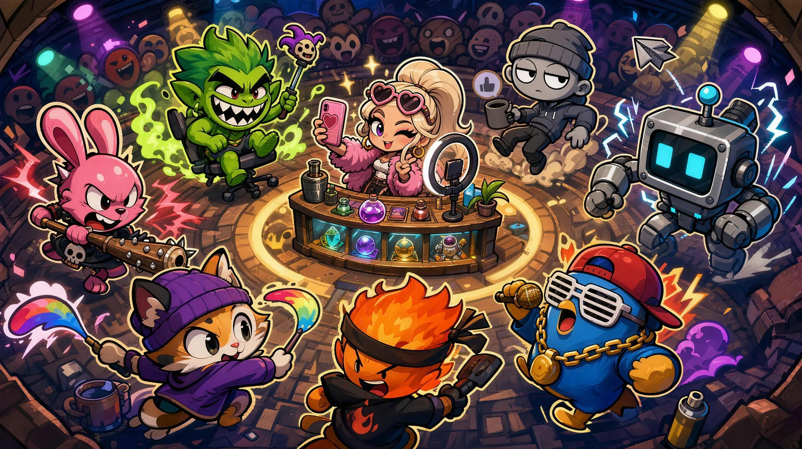 Battlegrounds — 8-player auto-battler